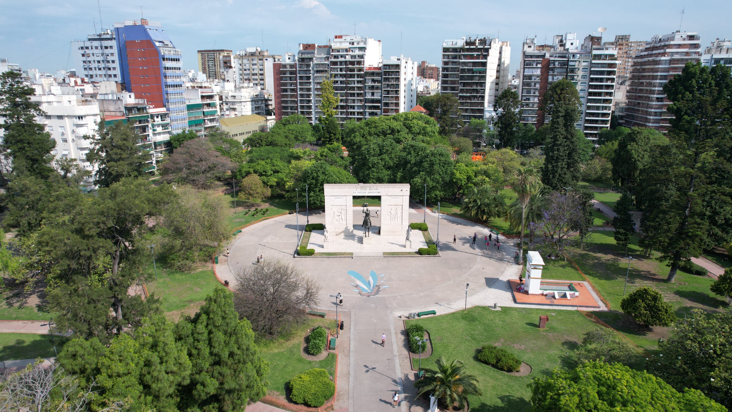 Vista aérea urbana de la Comuna 6